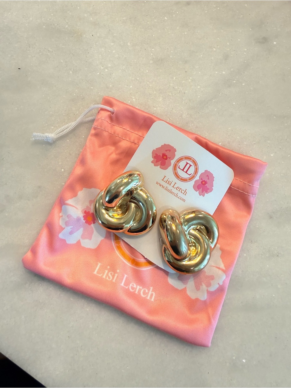 Marty Gold Knot Earrings